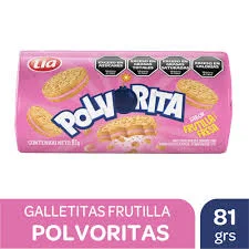 GALLETITAS POLVORITAS FRUTILLA 81 GR