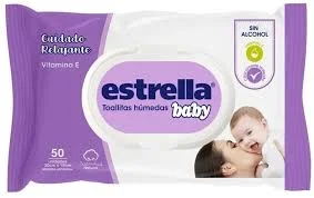 TOALLITAS HUMEDAS ESTRELLA BABY X50