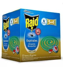 RAID ESPIRALES 5 EN 1 PACK X4 SOBRES
